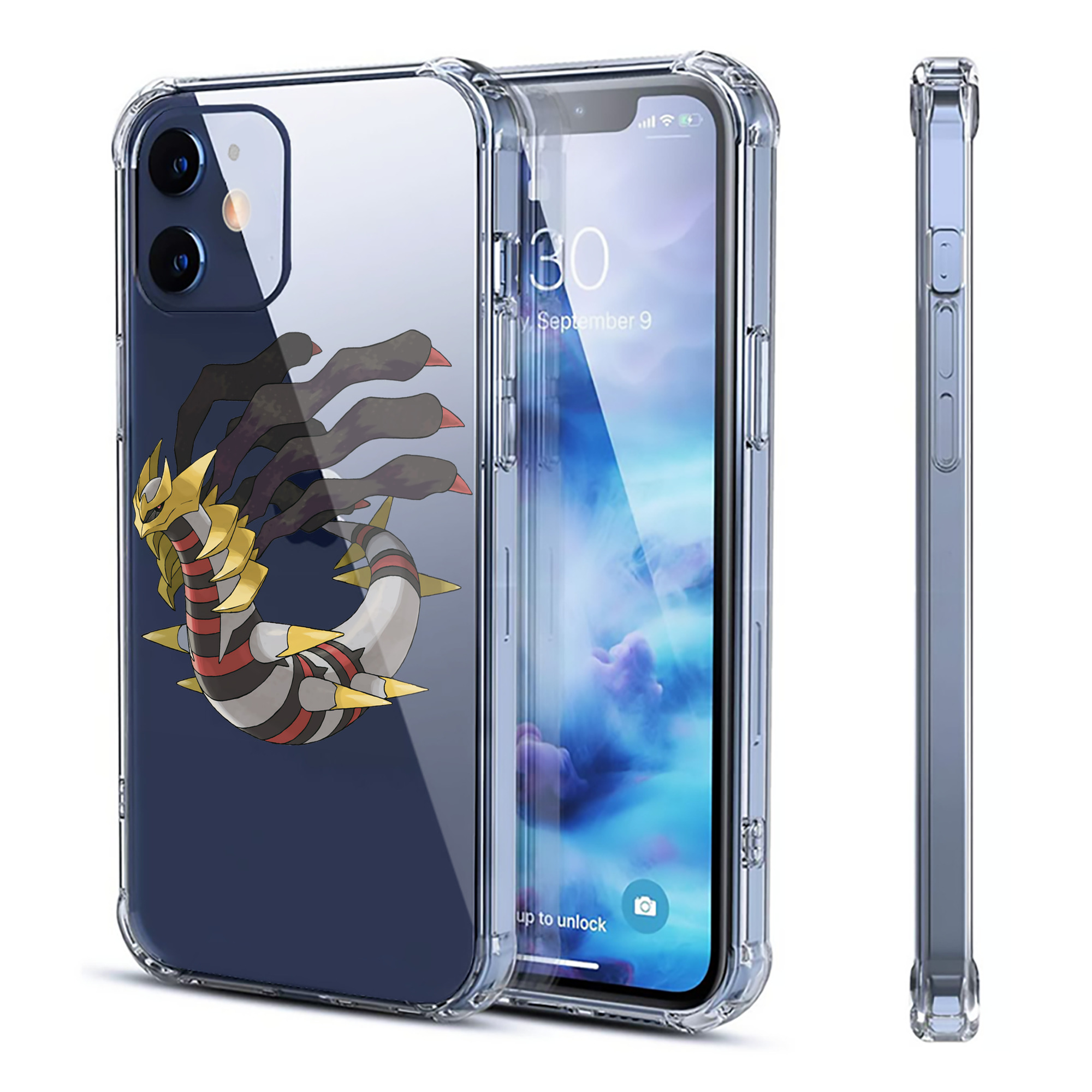 （画像用） ポケットモンスター Pokémon 【iPhone 12シリーズ対応】透明スマホケース（クリアソフトケース）
